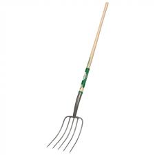 FORK MANURE 5TINE WD HDL 54 IN