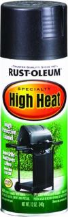 PAINT SPRAY HI HEAT BLACK 12OZ