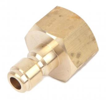 QUICK COUPLER 1/4" M22F PLUG