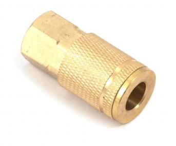 TRU-FLATE COUPLER 1/4"x1/4"FNPT