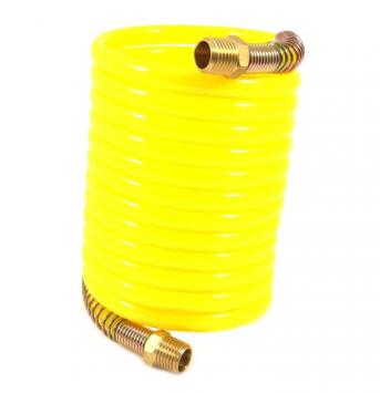 RECOIL AIR HOSE YELLOW 1/4" X 12