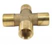 BRASS CROSS 1/4" NPT