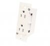 RECEPTACLE DUPLEX WHITE