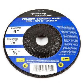 GRINDING WHEEL, METAL, TYPE 27, 4" x 1/8" x 5/8"