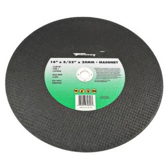 CUTTING WHEEL, MASONRY/ASPHALT, TYPE 1, 14" x 5/32" x 20 MM