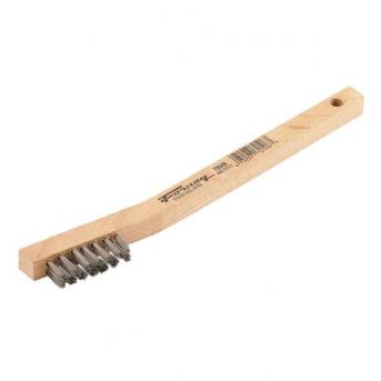 SCRATCH BRUSH, STAINLESS, 3 x 7 ROWS