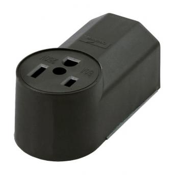 PLASTIC WALL RECEPTACLE, 220-VOLT (32534)