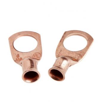 LUG FOR #8 CABLE, 3/8" STUD, PREMIUM COPPER