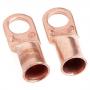 LUG FOR #1 CABLE, 3/8" STUD, PREMIUM COPPER