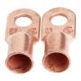 LUG FOR #2/0 CABLE, 3/8" STUD, PREMIUM COPPER