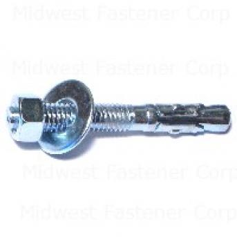 CONCRETE WEDGE ANCHORS 3/8 X 3 ZINC