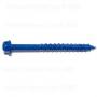 SLOTTED HEX MASONRY SCREWS 1/4 X 2-3/4 BLUE RUSPERT