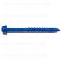 SLOTTED HEX MASONRY SCREWS 1/4 X 2-3/4 BLUE RUSPERT