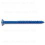 PHILLIPS FLAT MASONRY SCREWS 3/16 X 2-3/4 BLUE RUSPERT