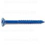 PHILLIPS FLAT MASONRY SCREWS 1/4 X 2-3/4 BLUE RUSPER