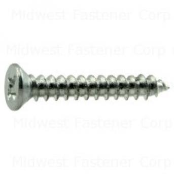 PHILLIPS FLAT WOOD SCREWS 4 X 3/4 ZINC