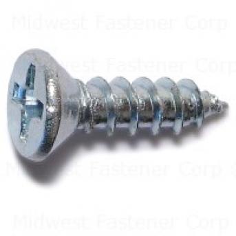 PHILLIPS FLAT WOOD SCREWS 8 X 5/8 ZINC