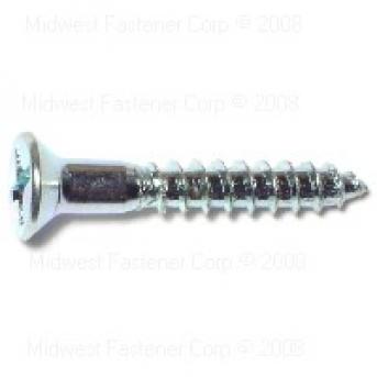 PHILLIPS FLAT WOOD SCREWS 10 X 1-1/4 ZINC