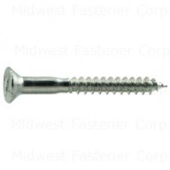 PHILLIPS FLAT WOOD SCREWS 10 X 1-3/4 ZINC