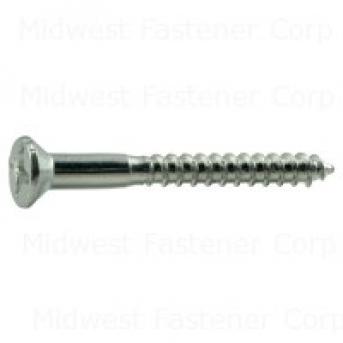 PHILLIPS FLAT WOOD SCREWS 12 X 2 ZINC