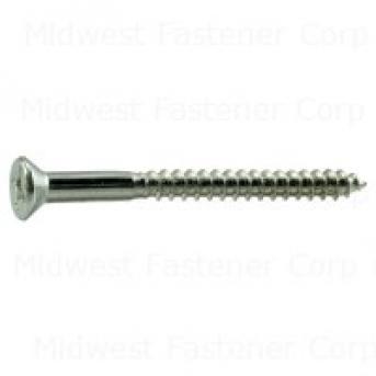 PHILLIPS FLAT WOOD SCREWS 12 X 2-1/2 ZINC