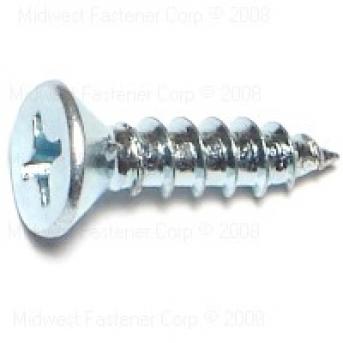 PHILLIPS FLAT WOOD SCREWS 14 X 1 ZINC