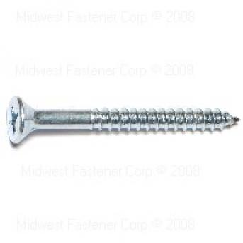 PHILLIPS FLAT WOOD SCREWS 14 X 2 1/2 ZINC