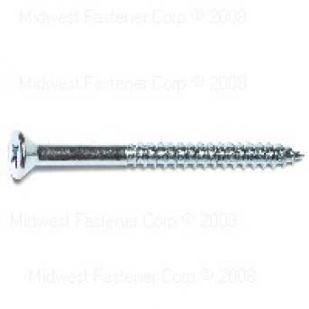 PHILLIPS FLAT WOOD SCREWS 14 X 3 ZINC