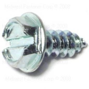 SLOTTED HEX WASHER SHEET METAL SCREWS  10 X 1/2 ZINC