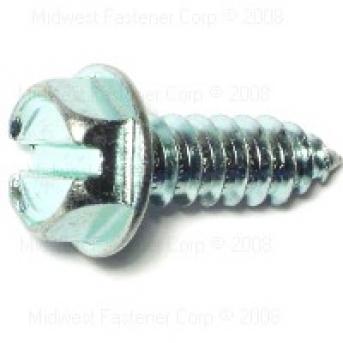 SLOTTED HEX WASHER SHEET METAL SCREWS 14 X 3/4 ZINC