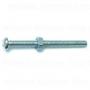 COMBO ROUND MACHINE W/ NUTS 1/4-20 X 3 ZINC