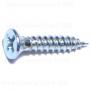 PHILLIPS FLAT WOOD SCREWS 4 X 5/8 ZINC