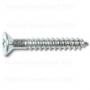 PHILLIPS FLAT WOOD SCREWS 6 X 1 ZINC