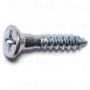 PHILLIPS FLAT WOOD SCREWS 12 X 1-1/4 ZINC