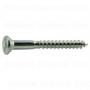 PHILLIPS FLAT WOOD SCREWS 12 X 2 ZINC